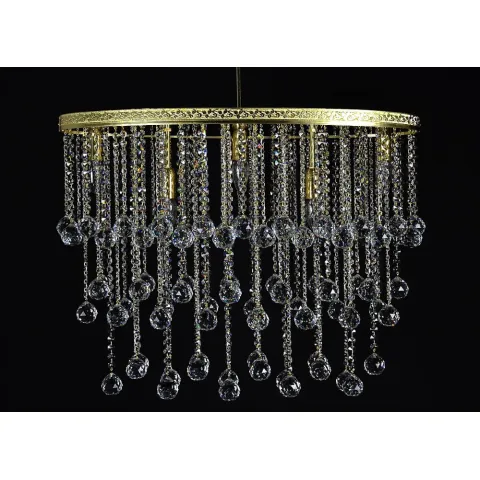 Candelabru Cristale, Modern, Bohemia, E14, LW010030050100G, Crystal