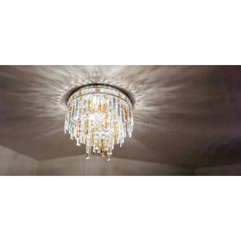 Candelabru Cristale, Modern, Bohemia, G9, LW010032060100color, Crystal