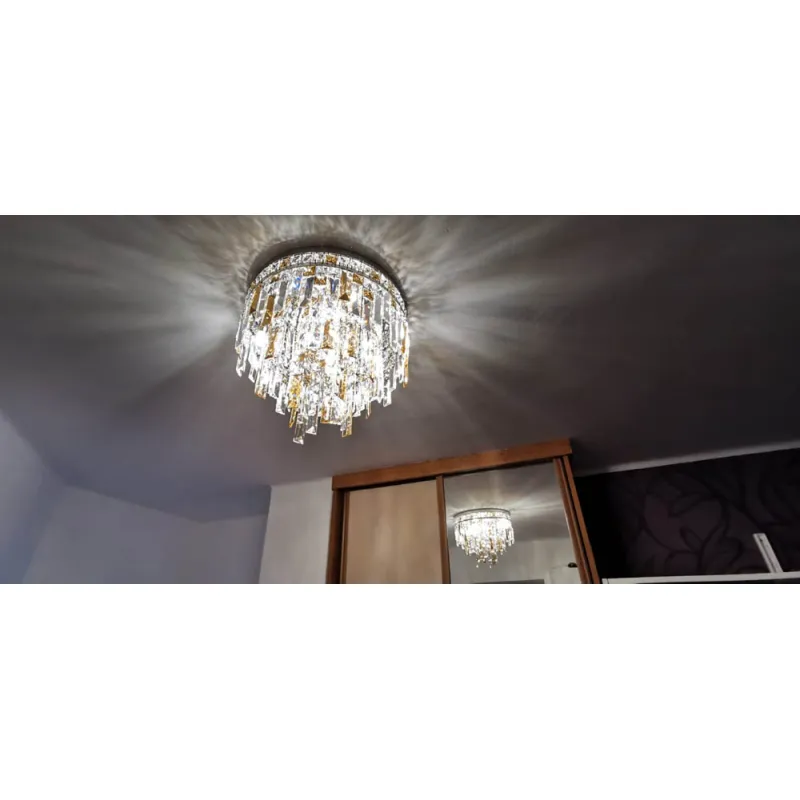 Candelabru Cristale, Modern, Bohemia, G9, LW010032060100color, Crystal