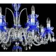 Candelabru Cristale, Colorat, Bohemia, E14, LW010102122100Gcolor, Crystal