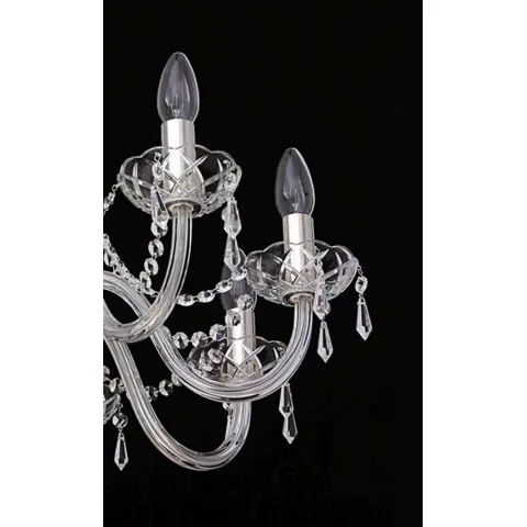 Candelabru Cristale, Bohemia, E14, LW010117082100G, Crystal