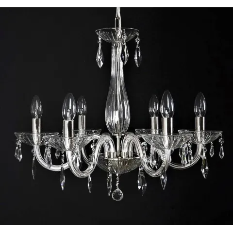 Candelabru Cristale, Modern, Bohemia, E14, LW010119061100G, Crystal