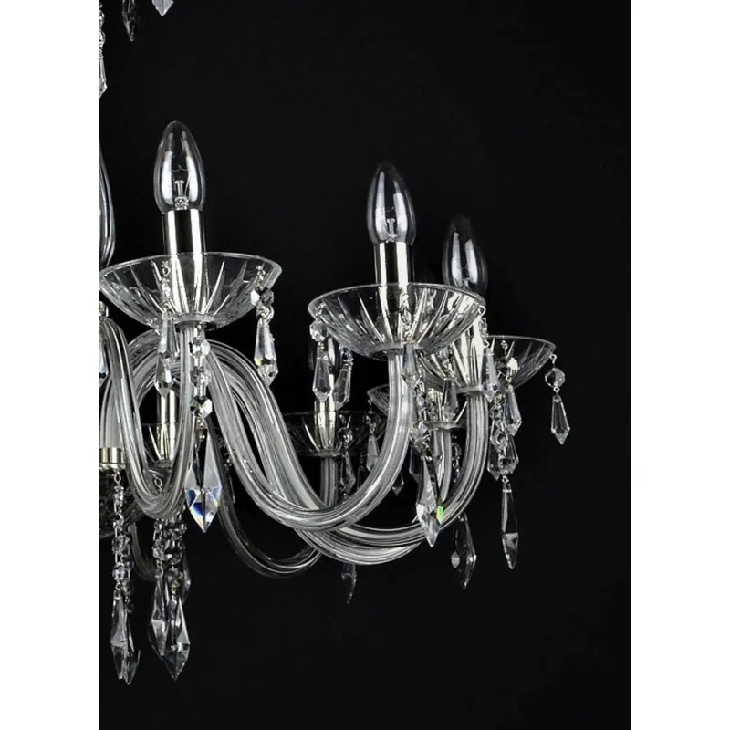 Candelabru Cristale, Modern, Bohemia, E14, LW010119121100G, Crystal