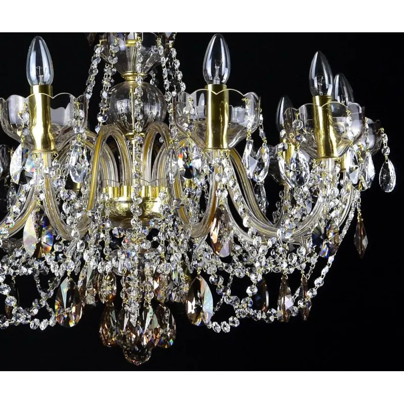 Candelabru Cristale, Bohemia, E14, LW010121102100G, Crystal