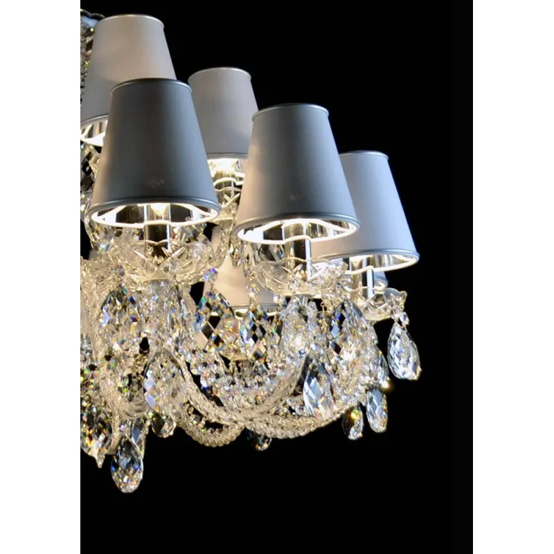 Candelabru Cristale, Lux, Abajururi, Bohemia, E14, LW010125182140, Crystal