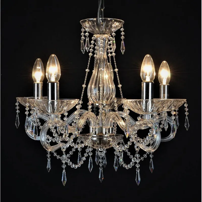 Candelabru Cristale, Bohemia, E14, LW010126051100G, Crystal