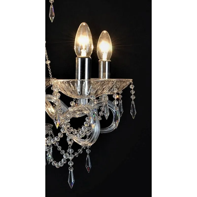 Candelabru Cristale, Bohemia, E14, LW010126051100G, Crystal