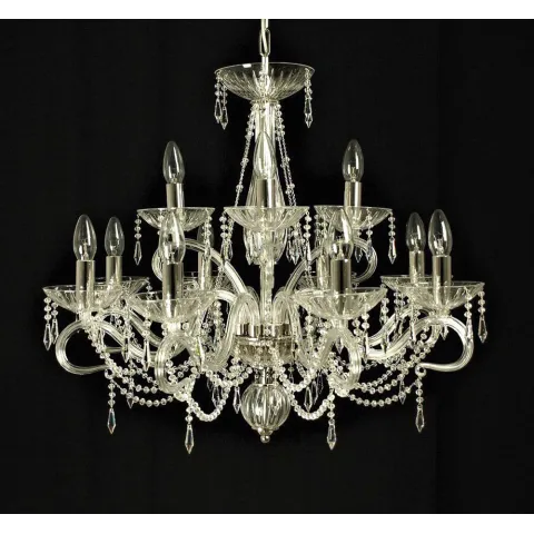 Candelabru Cristale, Modern, Bohemia, E14, LW010126121100G, Crystal