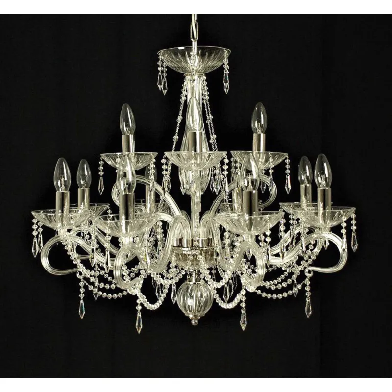 Candelabru Cristale, Modern, Bohemia, E14, LW010126121100G, Crystal