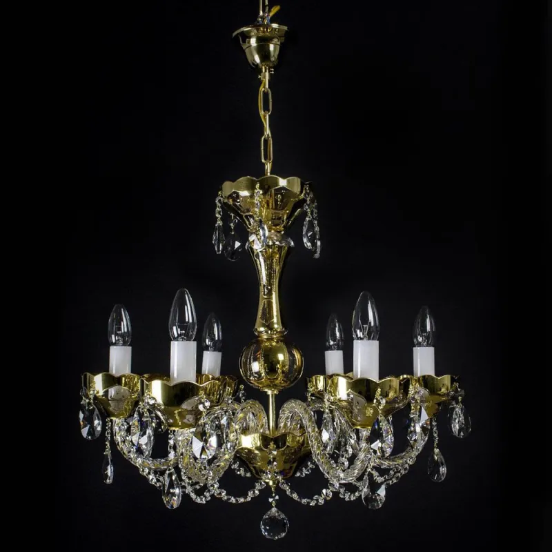 Candelabru Cristale, Bohemia, E14, LW010130061200, Crystal