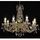 Candelabru Cristale, Sticla, Bohemia, E14, LW010142082100G, Crystal