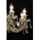 Candelabru Cristale, Sticla, Bohemia, E14, LW010142082100G, Crystal