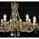 Candelabru Cristale, Sticla, Bohemia, E14, LW010142102100G, Crystal