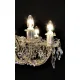 Candelabru Cristale, Sticla, Bohemia, E14, LW010142102100G, Crystal
