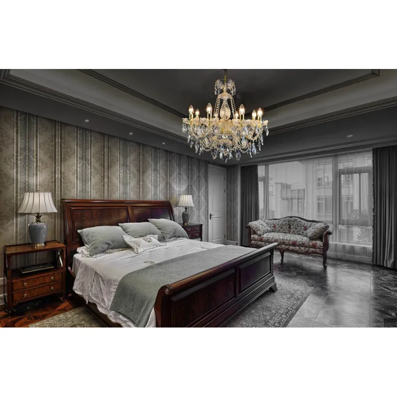 Candelabru Cristale, Sticla, Bohemia, E14, LW010146082100G, Crystal