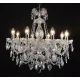 Candelabru Cristale, Sticla, Bohemia, E14, LW010146082100G, Crystal