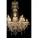 Candelabru Cristale, Sticla, Bohemia, E14, LW010146122100G, Crystal