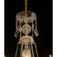 Candelabru Cristale, Sticla, Bohemia, E14, LW010146122100G, Crystal