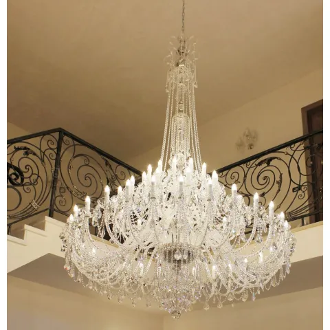 Candelabru Cristale, Bohemia, E14, LW010147602201Ni, Crystal