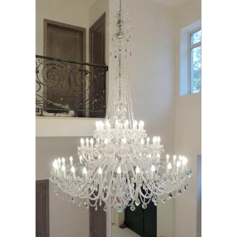 Candelabru Cristale, Bohemia, E14, LW010147602201Ni, Crystal