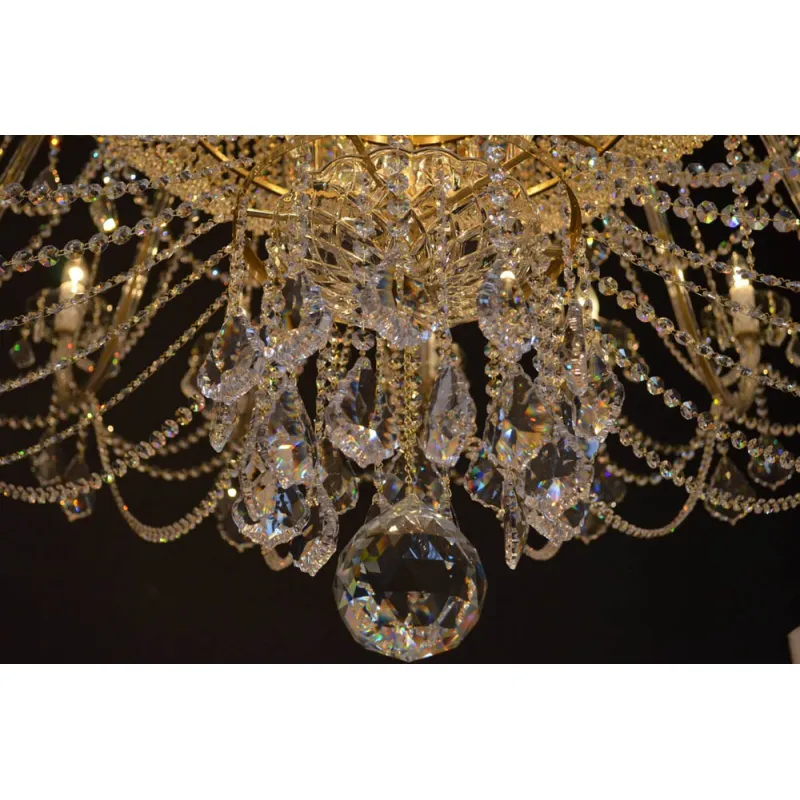 Candelabru Cristale, Bohemia, E14, LW010157872100, Crystal