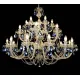Candelabru Cristale, Colorat, Bohemia, E14, LW010166242100G blue, Crystal