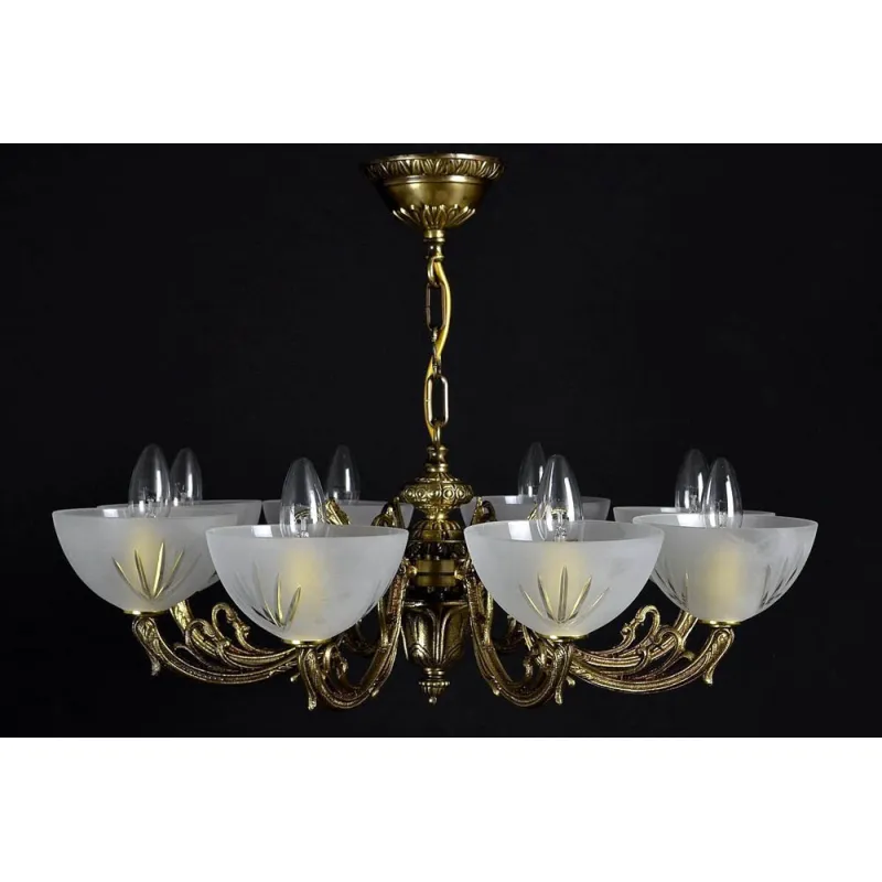 Candelabru Alama, Cristale, Bohemia, E14, LW010212081200G, Crystal
