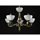 Candelabru Alama, Cristale, Bohemia, E14, LW010214051200G, Crystal