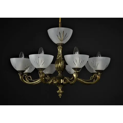 Candelabru Alama, Cristale, Bohemia, E14, LW010214081200G, Crystal