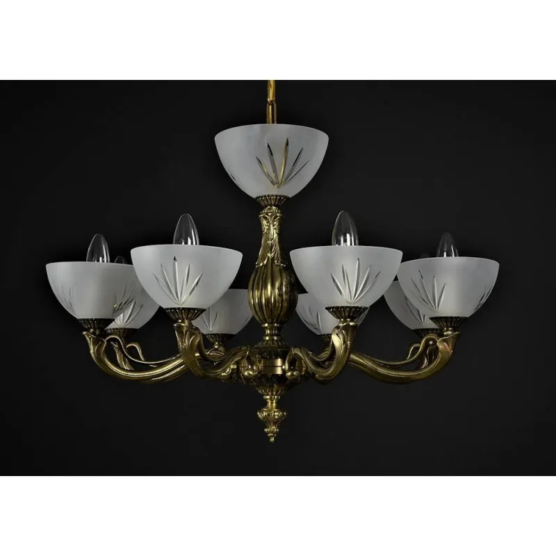 Candelabru Alama, Cristale, Bohemia, E14, LW010214081200G, Crystal