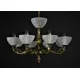 Candelabru Alama, Cristale, Bohemia, E14, LW010214081200G, Crystal