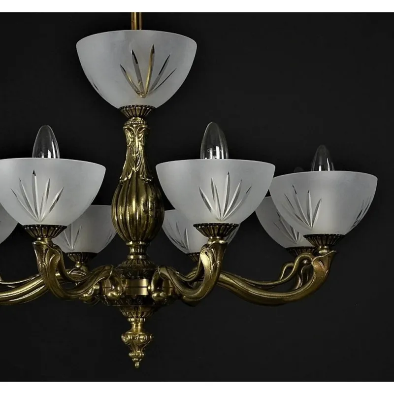 Candelabru Alama, Cristale, Bohemia, E14, LW010214081200G, Crystal