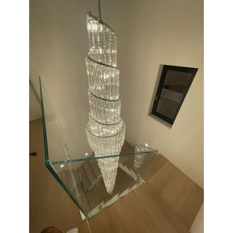 Candelabru Cristale, Spirala, Bohemia, E14, LW010303200101Ni, Crystal