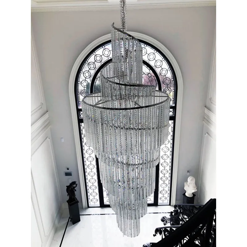 Candelabru Cristale, Spirala, Bohemia, E14, LW010303200101Ni, Crystal