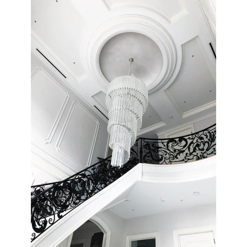 Candelabru Cristale, Spirala, Bohemia, E14, LW010303200101Ni, Crystal