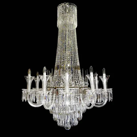 Candelabru Cristale, lux, Bohemia, E14, LW010304220101Ni, Crystal