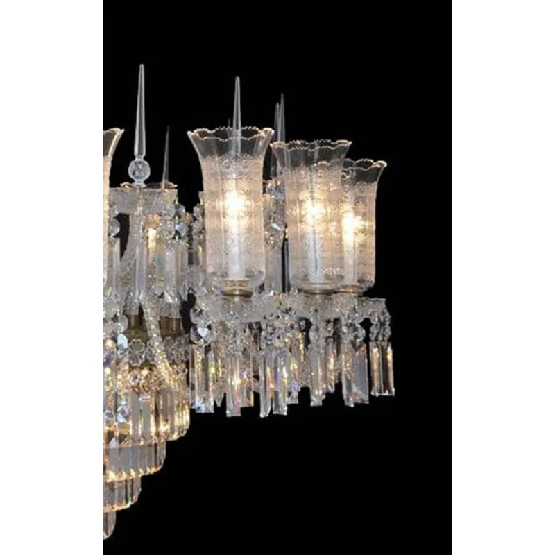 Candelabru Cristale, lux Ni, Bohemia, E14, LW010305320101, Crystal