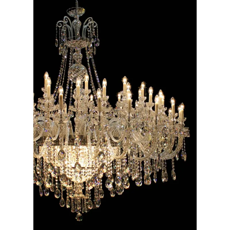 Candelabru Cristale, lux, Bohemia, E14, LW010307790101Ni, Crystal