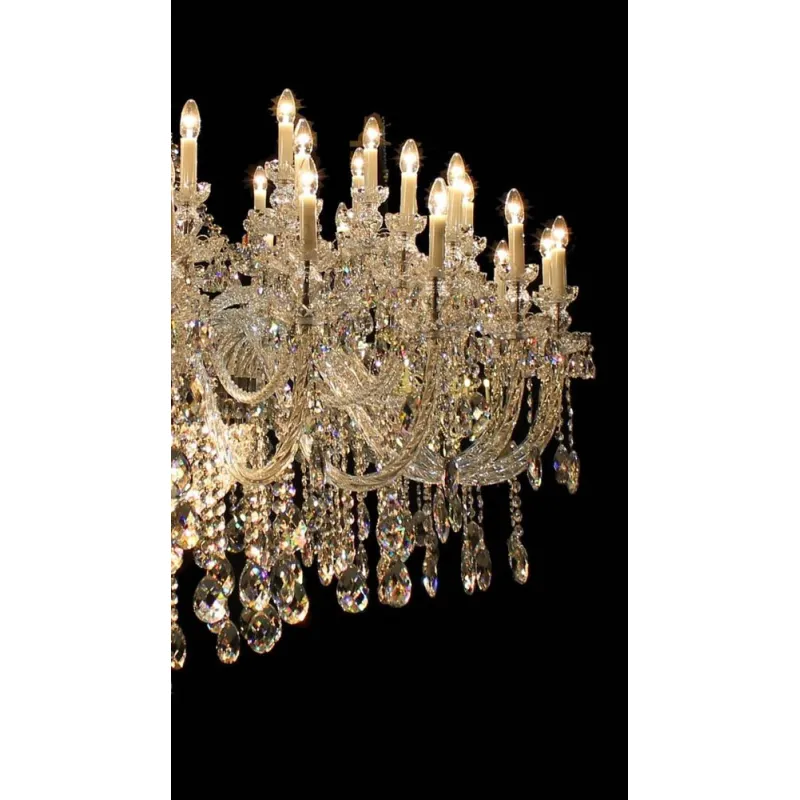 Candelabru Cristale, lux, Bohemia, E14, LW010307790101Ni, Crystal
