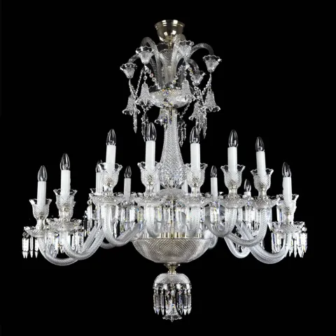 Candelabru Cristale, lux, Bohemia, E14, LW010308161100G, Crystal