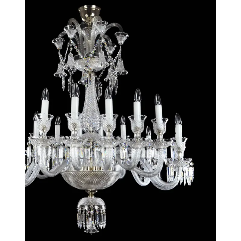 Candelabru Cristale, lux, Bohemia, E14, LW010308161100G, Crystal