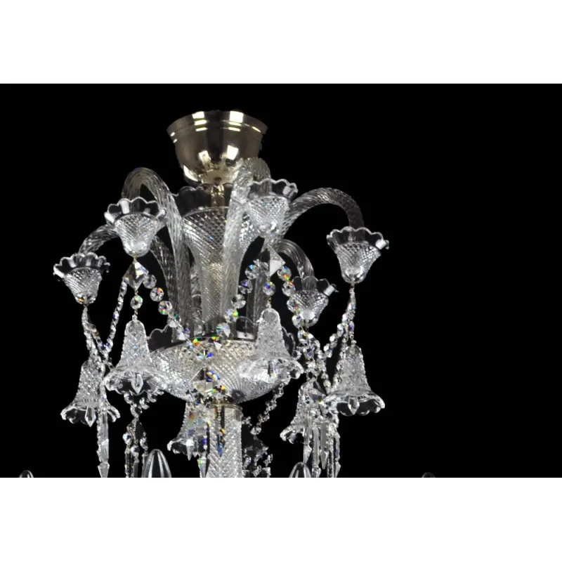 Candelabru Cristale, lux, Bohemia, E14, LW010308161100G, Crystal