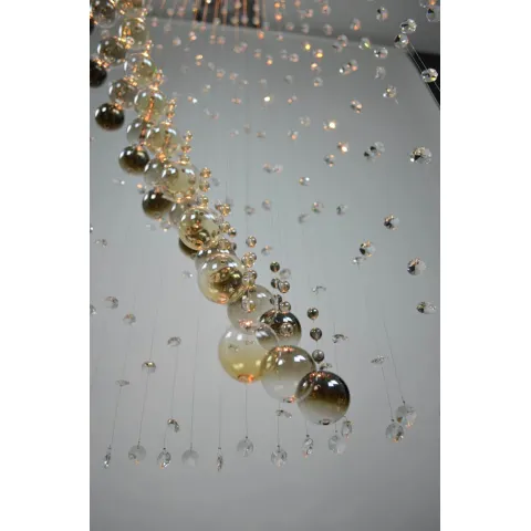 Plafoniera Cristale, spiral, Bohemia, GU10, LW010316040201, Crystal