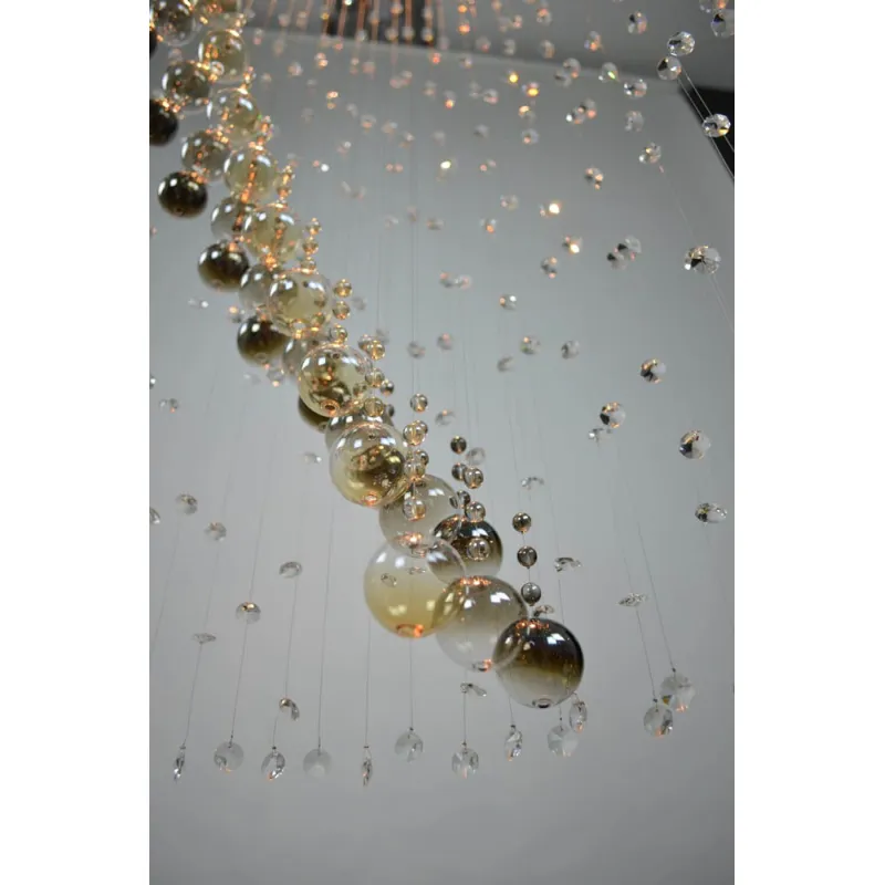 Plafoniera Cristale, spiral, Bohemia, GU10, LW010316040201, Crystal