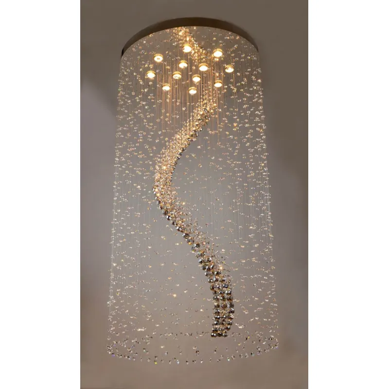 Plafoniera Cristale, spiral, Bohemia, GU10, LW010316120101, Crystal