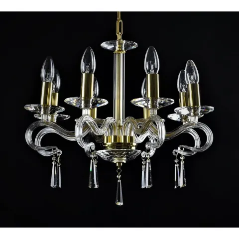 Candelabru Cristale, Bohemia, E14, LW010504080100G, Crystal
