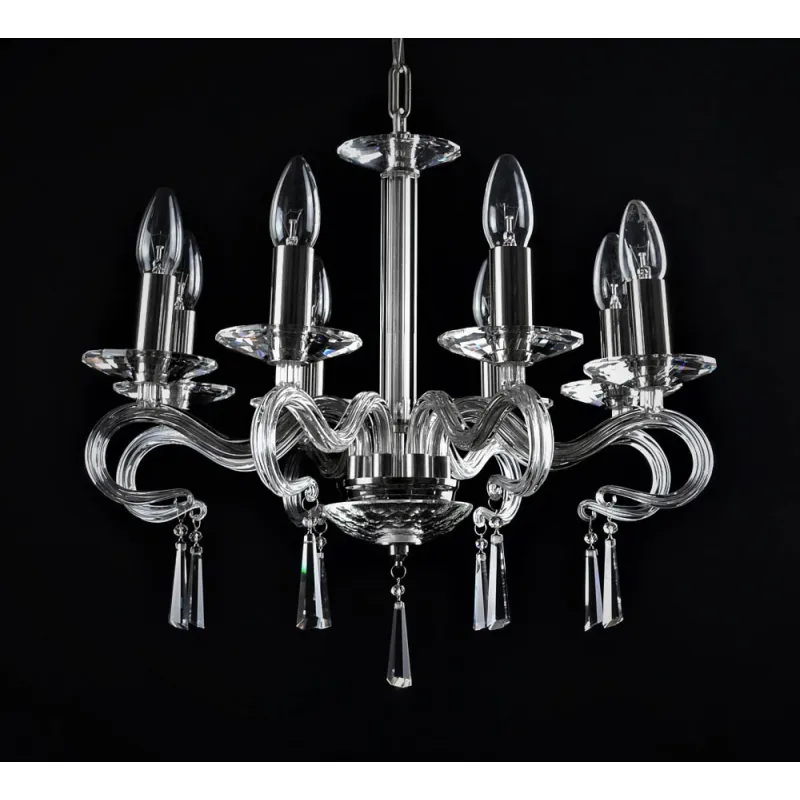 Candelabru Cristale, Bohemia, E14, LW010504080100G, Crystal