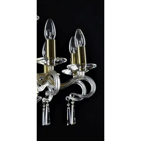 Candelabru Cristale, Bohemia, E14, LW010504080100G, Crystal