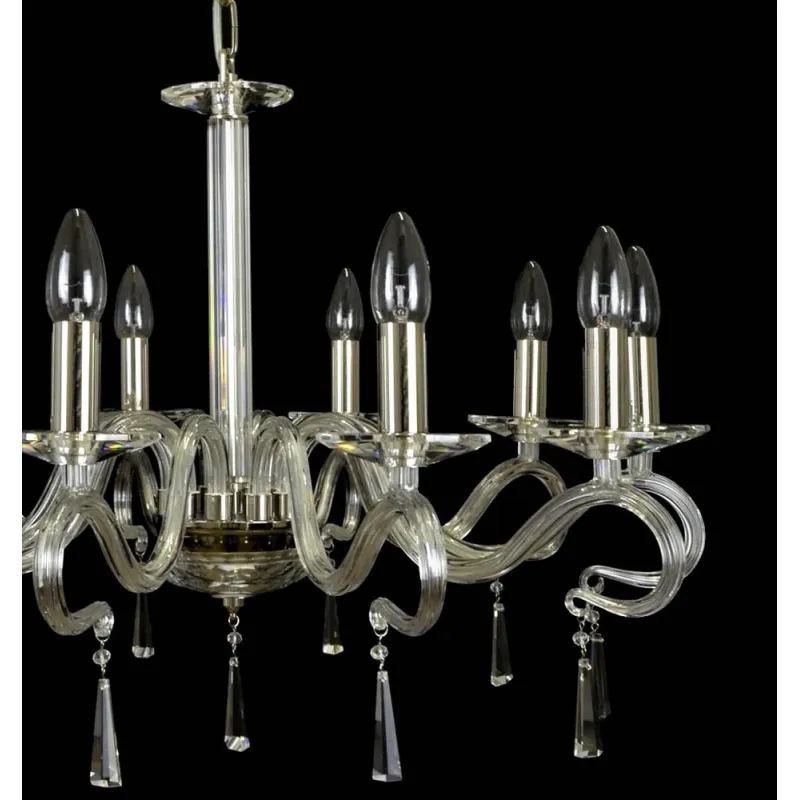 Candelabru Cristale, Bohemia, E14, LW010504100100G, Crystal