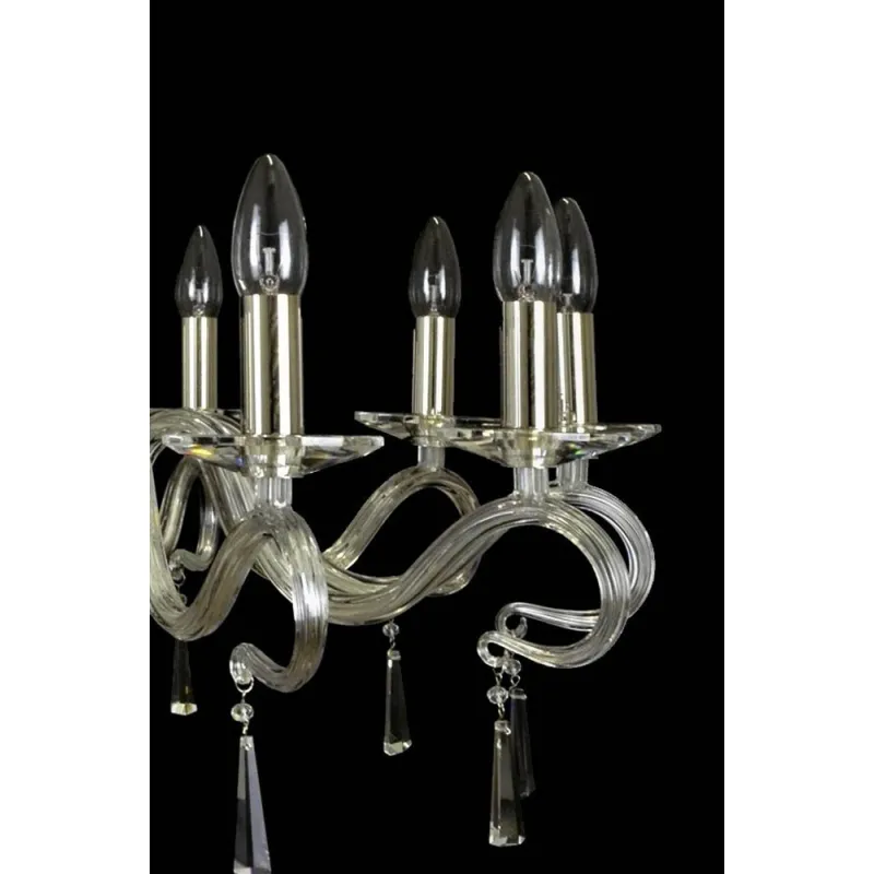 Candelabru Cristale, Bohemia, E14, LW010504100100G, Crystal